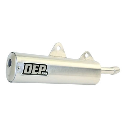 DEP Pipes Kawasaki Silver 2 Stroke Trail Silencer - KMX 200