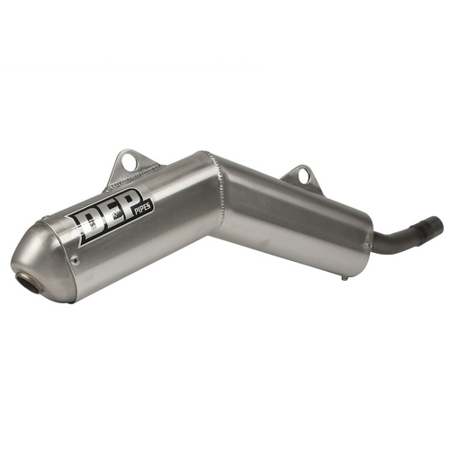 DEP Pipes Kawasaki Silver 2 Stroke Trail Silencer - KDX 250 1991-2005
