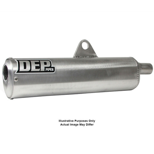 DEP Pipes Maico Silver 2 Stroke Silencer - 490 1983