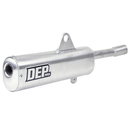 DEP Pipes Suzuki Silver 2 Stroke MX Silencer - RM 125 1981-1982