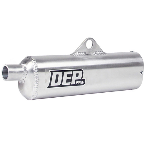 DEP Pipes Suzuki Silver 2 Stroke MX Silencer - RM 125 1988