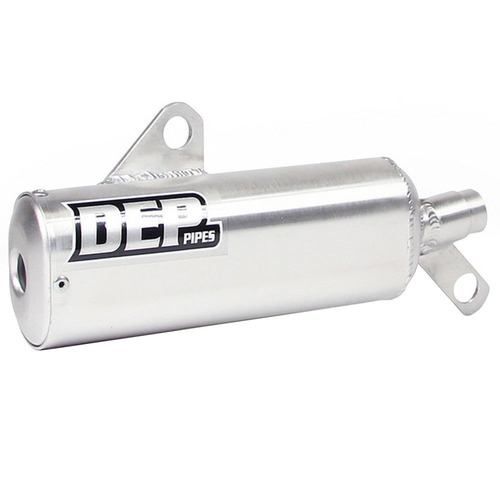 DEP Pipes Suzuki Silver 2 Stroke MX Silencer - RM 125 1989-1991