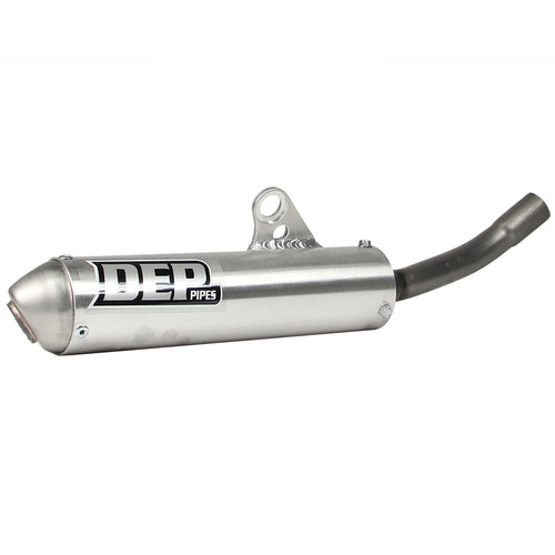 DEP Pipes Suzuki Silver 2 Stroke Shorty Silencer - RM 125 2001-On