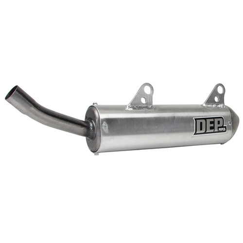 DEP Pipes Suzuki Silver 2 Stroke MX Silencer - RM 250 2006-On