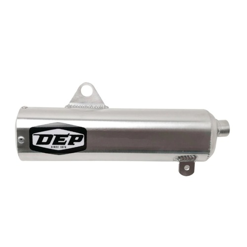 DEP Pipes Suzuki Silver 2 Stroke Trail Silencer - TS 125 X