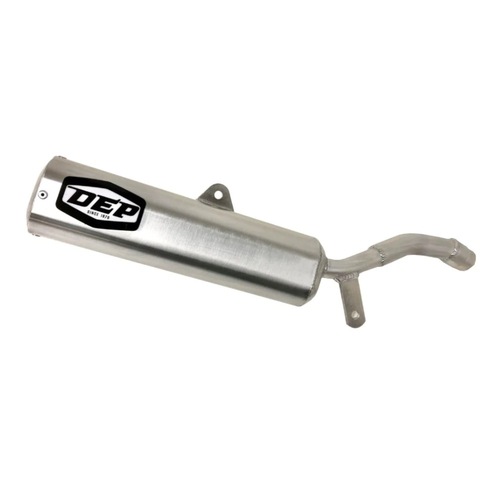 DEP Pipes Suzuki Silver 2 Stroke Trail Silencer - TS 125 R