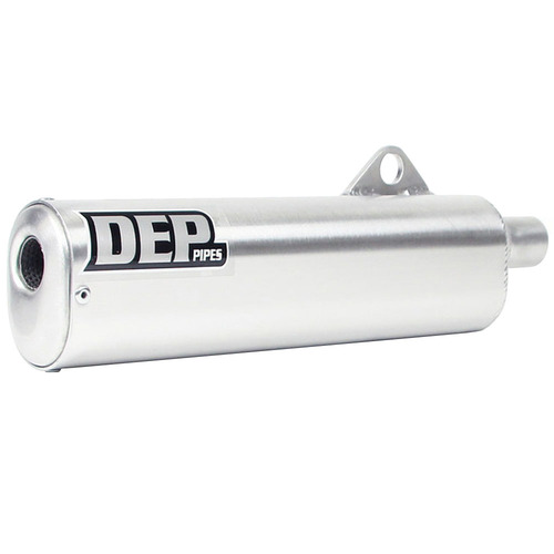 DEP Pipes Suzuki Silver 2 Stroke Trail Silencer - TS 250 X