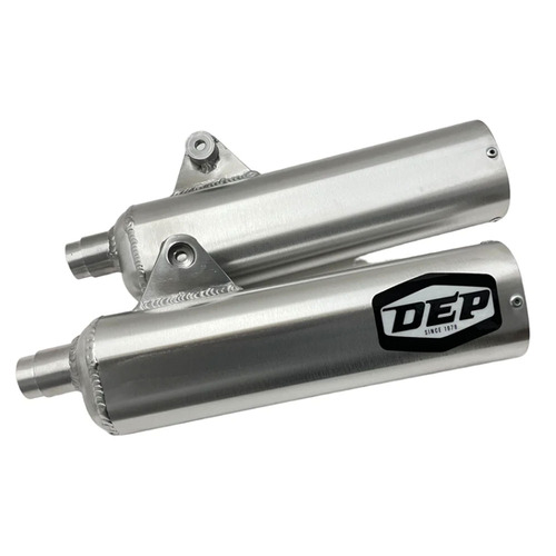 DEP Pipes Suzuki Silver 2 Stroke Sports Road Silencer - RG 250 (Pair) (DEPS2916)