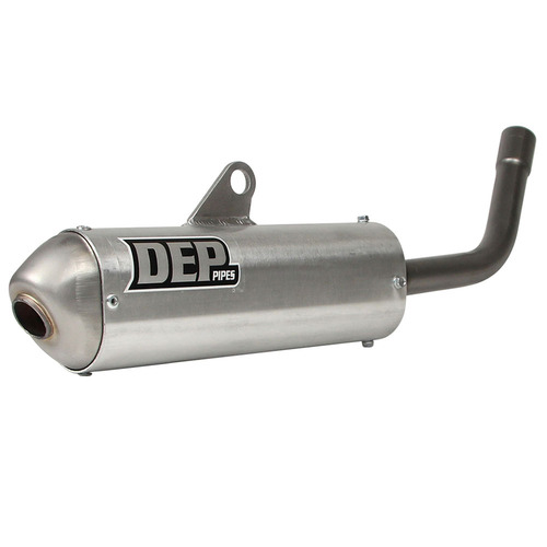 DEP Pipes Husqvarna Silver 2 Stroke Shorty Silencer - TC 250 2014-2016