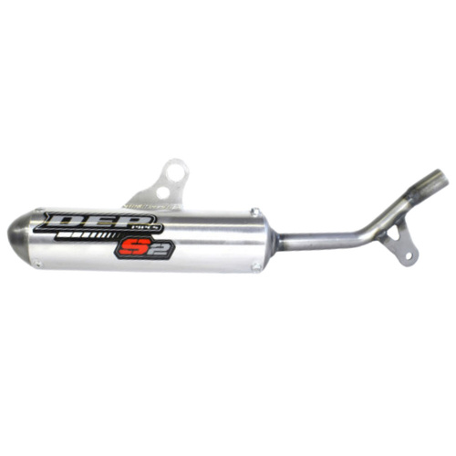 DEP Pipes Gas Gas Silver 2 Stroke MX Silencer - MC 50 2021-2023 (Must Use DEP Chamber)