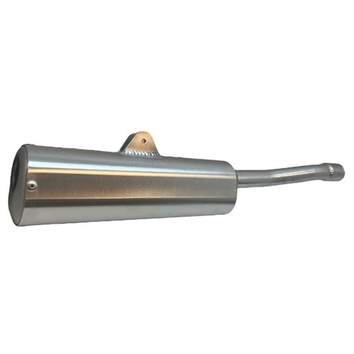 DEP Pipes KTM Silver 2 Stroke MX Silencer - 500 SX 1985-1986