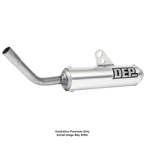 DEP Pipes Gas Gas Silver 2 Stroke MX Silencer - MC 65 2024-On