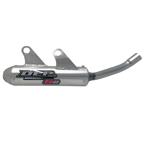 DEP Pipes Yamaha Silver 2 Stroke Enduro Silencer - YZ 125 2022-2023