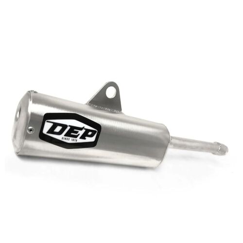 DEP Pipes Yamaha Silver 2 Stroke Trail Silencer - DT 100
