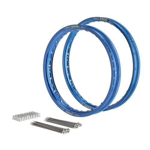 Excel Husqvarna Blue Excel Rim & Spoke Kit
