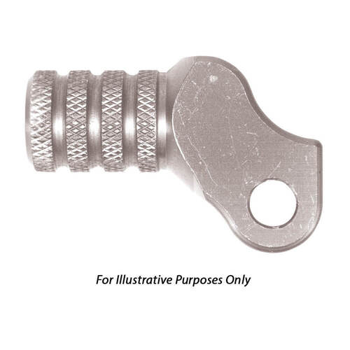 Hammerhead Silver Wide Gear Lever Knurled Tip with Hardware