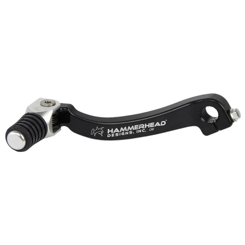 Hammerhead Honda CR 250 R 1994-2007 Silver Gear Lever With Customisable Rubber Tip +20mm (boot size 14+)