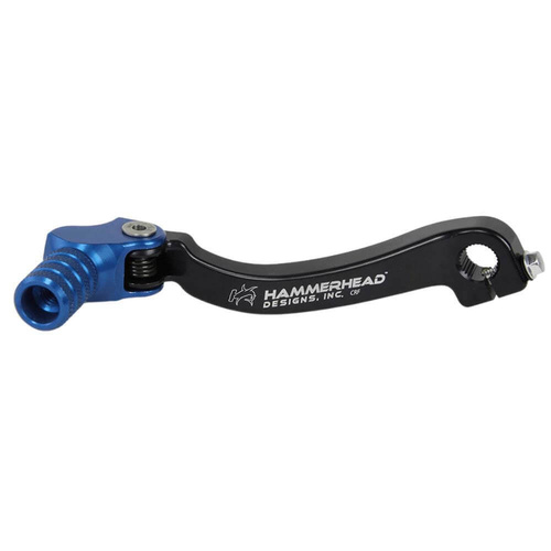 Hammerhead Honda MSX 125 GROM 2014-2019 Blue Gear Lever With Customisable Knurled Tip +10mm (boot size 11-12)