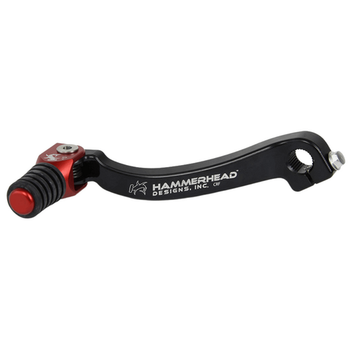 Hammerhead Honda MSX 125 GROM 2021-2026 Red Gear Lever With Customisable Rubber Tip +15mm (boot size 13)