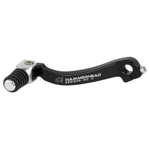 Hammerhead Yamaha YZ 250 F 2001-2013 Silver Gear Lever With Customisable Rubber Tip +0mm (boot size 8-9)