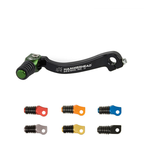 Hammerhead Kawasaki Gear Lever With Customisable Rubber Tip