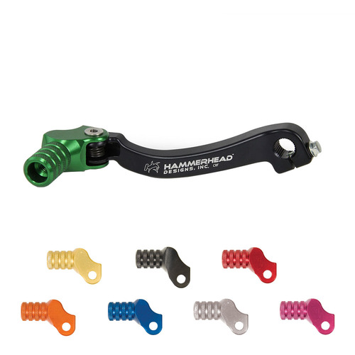 Hammerhead Kawasaki Gear Lever With Customisable Knurled Tip