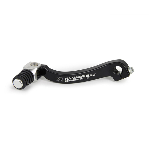 Hammerhead KTM Silver Gear Lever With Customisable Rubber Tip 125 EXC 1998-2000 -5mm (boot size 7)