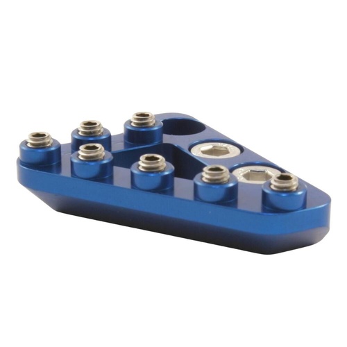 Hammerhead Blue Standard Aluminium Rear Brake Pedal Tip