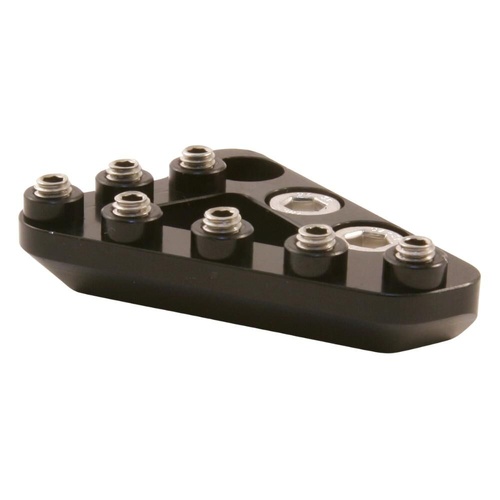 Hammerhead Black Standard Aluminium Rear Brake Pedal Tip
