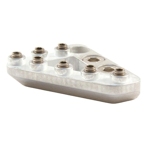 Hammerhead Silver Standard Aluminium Rear Brake Pedal Tip