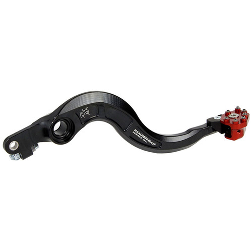 Hammerhead Honda CNC Alloy Red Brake Pedals Rotating Tip CRF 150 R 2007-2024