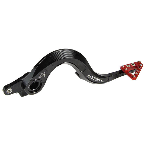 Hammerhead Yamaha YZ 450 F 2023-2026 CNC Alloy Red Brake Pedals Large Tip