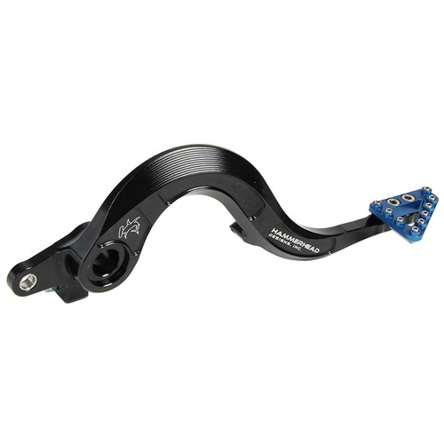 Hammerhead Yamaha YZ 450 F 2023-2026 CNC Alloy Blue Brake Pedals Large Tip