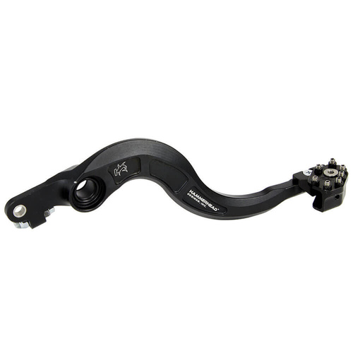 Hammerhead Suzuki RM-Z 250 2007-2017 CNC Alloy Black Brake Pedals Rotating Tip