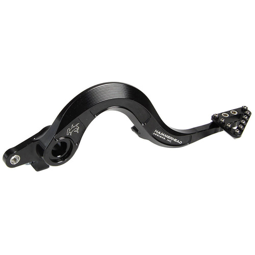 Hammerhead KTM 125 EXC 2004-2005 CNC Alloy Black Brake Pedals Standard Tip