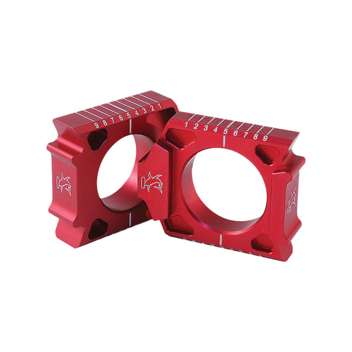 Hammerhead Suzuki RM-Z 250 2007-2017 Red Axle Blocks