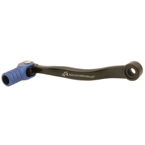 Hammerhead Husqvarna TE 150 2024-2025 Black/Blue Forged Gear Lever Knurled Tip (+0mm)