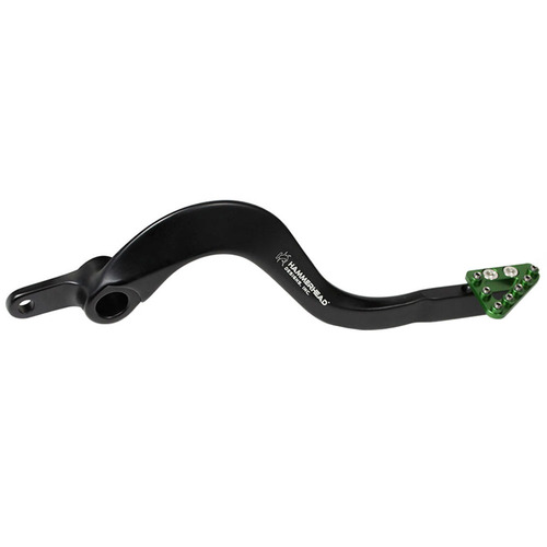 Hammerhead Kawasaki Green Forged Alloy Brake Pedals KX 85 2001-2024