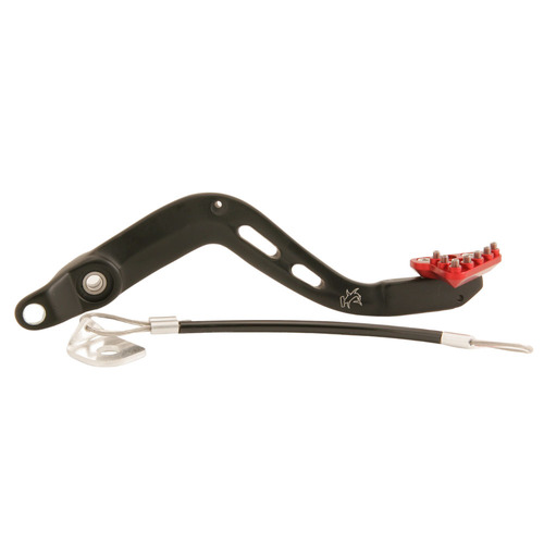 Hammerhead Beta Red Forged Alloy Brake Pedals