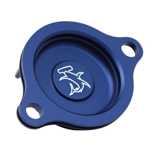 Hammerhead Honda Blue Oil Filter Cover CRF 250 R 2010-2024
