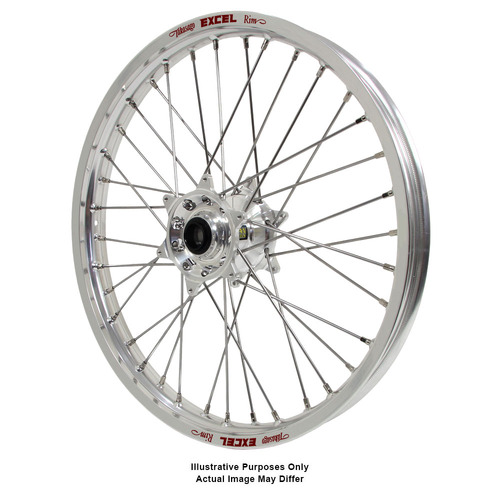 Honda Africa Twin CRF1000L Adventure Silver Excel Rims / Silver Haan Hubs Front Wheel