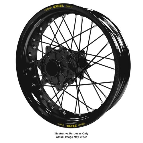 KTM Adventure Haan Black Hubs / Excel Black Rims / Black Spokes Rear Wheel 1090 ADVENTURE R 2017-2024 (17*4.25)