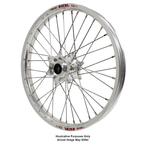 BMW F800 Adventure Haan Silver Hubs / Excel Silver Rims Front Wheel F 800 GS 2006-2024 (17*3.50)