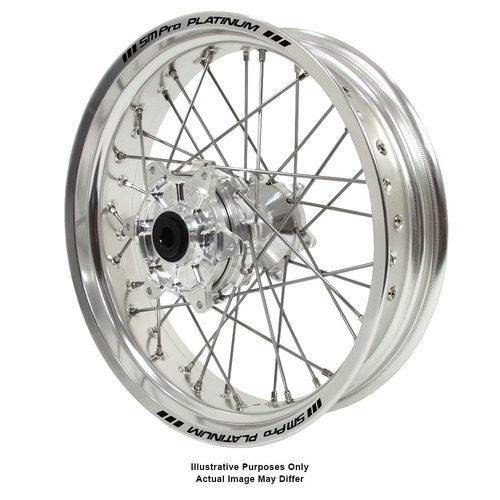 KTM 950-990 Adventure Silver Platinum Rims / Silver Haan Hubs Rear Wheel