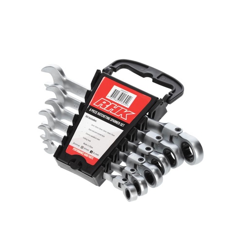 RHK 6 Piece Ratchet Spanner Set - Flexible Head