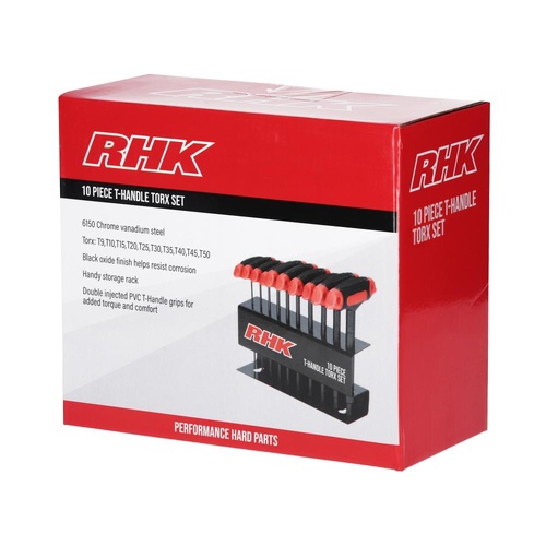 RHK 10 Piece T-Handle Hex Key - Torx Head