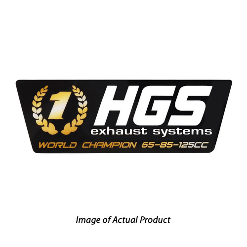 HGS 2 Stroke Silencer Sticker