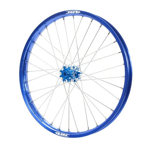 JTR Speedway Blue Hubs / Blue Rims Front Wheel 23*1.60