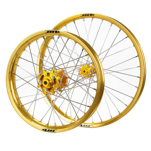 JTR Speedway Gold Rims / Gold Hubs Wheel Set