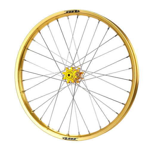 JTR Speedway Gold Hubs / Gold Rims Front Wheel 23*1.60